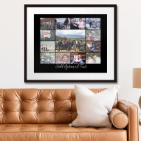 13 Photo Collage Optional Text -- CAN Edit Black