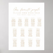 Poster 13 Tableaux Notre Carte De Sièges Pour Les Gens Pr (Devant)