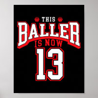 13e anniversaire de basketball Lover 13 ans Annive