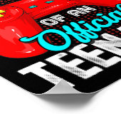 Poster 13e anniversaire Fière Maman Officielle Adolescent (Coin)