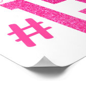 Poster 13e anniversaire filles 13 ans Ado adolescent Birt (Coin)