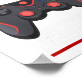 Poster 13e anniversaire garçon adolescent jeu d'anniversa (Coin)