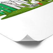 Poster 13e Anniversaire Golf Thème 13 ans Enfants Sport P (Coin)