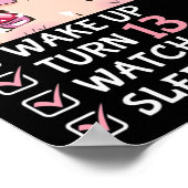 Poster 13e anniversaire Veille Anime 13 ans Anime Ado (Coin)