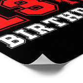 Poster 13e Boxe Anniversaire Fête de treize ans Boxer (Coin)