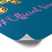 Poster 13th Birthday Girl Nk Coquette Bow Leopard 6+7 Yea (Coin)