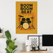 Poster 14, Boom Boom Beat, Vintage (Bureau à domicile)