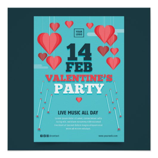 Poster 14 FEB Saint-Valentin (Devant)