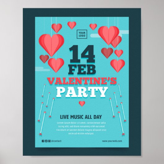 Poster 14 FEB Saint-Valentin (Devant)