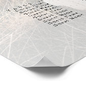 Poster 14 Tableaux Calligraphie Photo Mariage Carte de si (Coin)