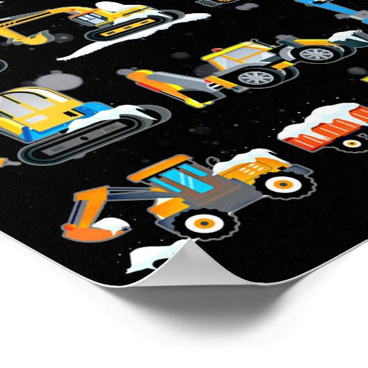 Poster 14 Véhicules Et Machines De Construction (Coin)