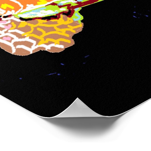 Poster 14" x 11", Papier d'affiche de valeur (Matte) Tort (Coin)