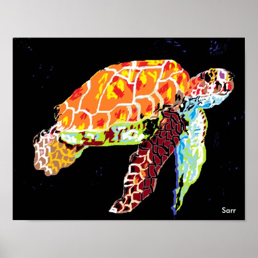 Poster 14" x 11", Papier d'affiche de valeur (Matte) Tort (Devant)