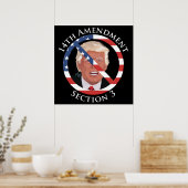 Poster 14e amendement anti-Trump (Cuisine)