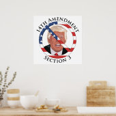 Poster 14e amendement anti-Trump (Cuisine)