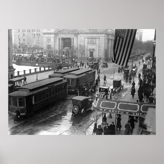 Poster 14th Street, Washington, D.C. : 1918 (Devant)