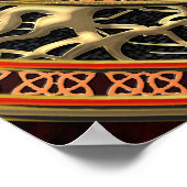 Poster [150] Golden Chinese Dragon Fucanglong (Coin)