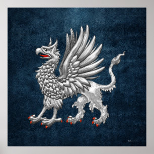 Poster [150] Griffin d'argent sacré