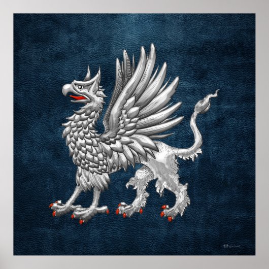 Poster [150] Griffin d'argent sacré (Devant)