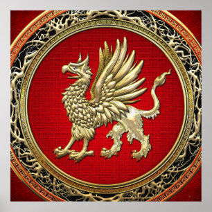 Poster [150] Griffin d'or sacré
