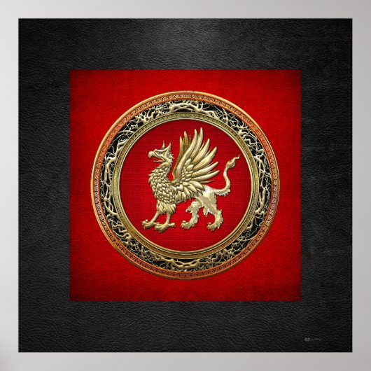 Poster [150] Griffin d'or sacré (Devant)