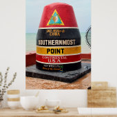 Poster 150 KM à CUBA - KEY WEST FLORIDA (Cuisine)