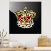 Poster [150] Prince [Roi] Couronne royale [Fourrure+Or][R (Cuisine)