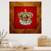 Poster [150] Prince [Roi] Couronne royale [Fourrure+Or][R (Cuisine)