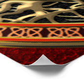 Poster [150] Tibétain Double Dorje Mandala (Coin)
