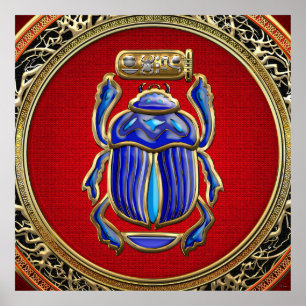 Poster [150] Treasure Trove : Ancien Scarab égyptien
