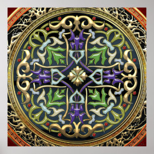 Poster [150] Treasure Trove : Croix celtique