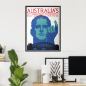 Poster 150e anniversaire Australie (Bureau à domicile)