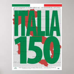 Poster 150th Unification d'anniversaire d'affiche de