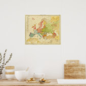 Poster 1516 ethnographique européen (Cuisine)