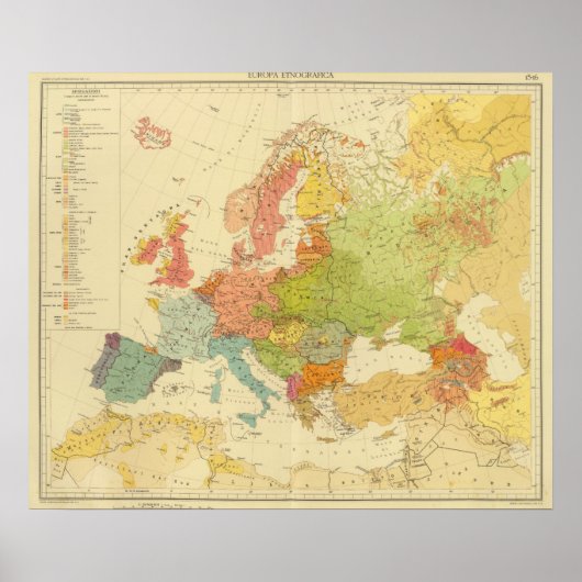 Poster 1516 ethnographique européen (Devant)