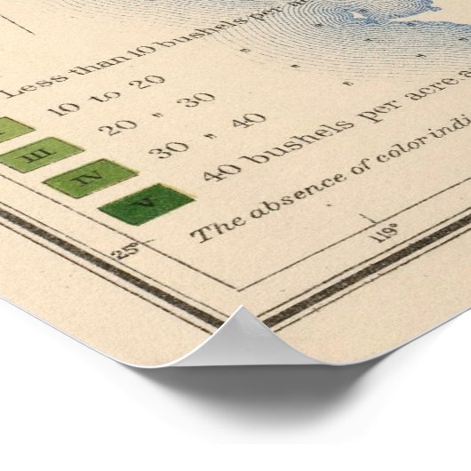 Poster 155 maïs/acre (Coin)