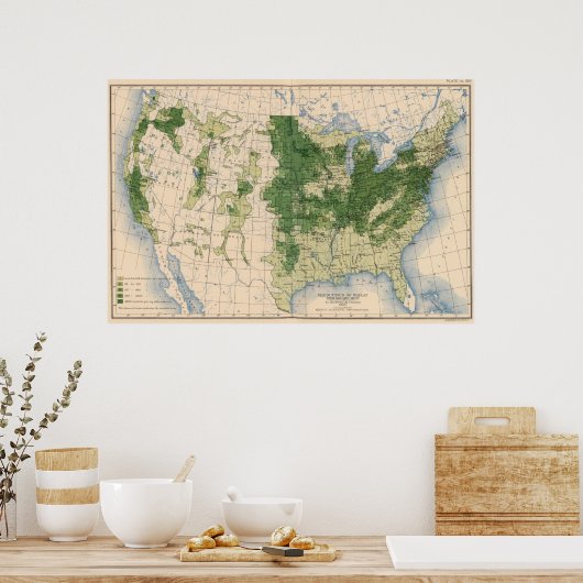 Poster 156 Blé/mille² (Cuisine)