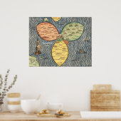 Poster 1581 - Feuilles de trèfle Monde de Bunting (Cuisine)