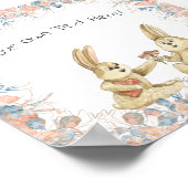 Poster (15,2 x 15,2 cm) - Double Rabbits (Coin)