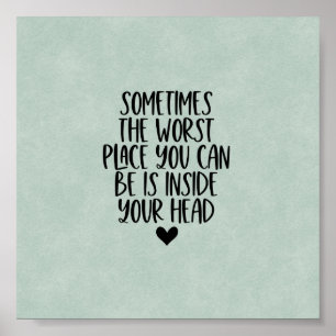 Poster (15,2 x 15,2 cm) - Inside Your Head