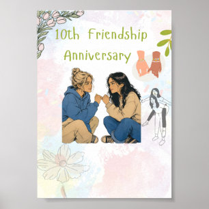 Poster 15 Ans d'Amitié & ça Continue   Meilleurs Amis