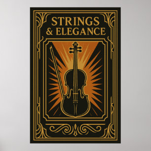 Poster 15, Chaînes & Élégance, Vintage