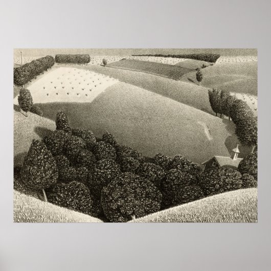 Poster 15 juillet 1938 par Grant Wood (Devant)