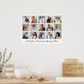 Poster 15 Photo Collage Ajoutez Votre Propre Salutation (Cuisine)