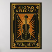 Poster 15, Strings & Elegance,  (Voorkant)