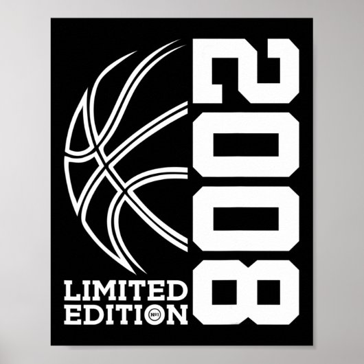 Poster 15e anniversaire Basketball Limited Edition 2008 1 (Devant)