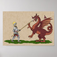 15th Century Saint George and the Dragon