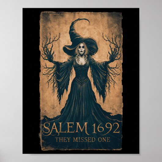 Poster 1692 Ils Ont Manqué Une Tria Féministe D'Halloween (Devant)