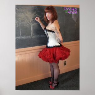 Poster 16" chatons de X12" Chrissy chauds pour le