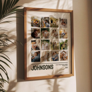 Poster 16 Collage de photos Famille Photos de mariage Sou
